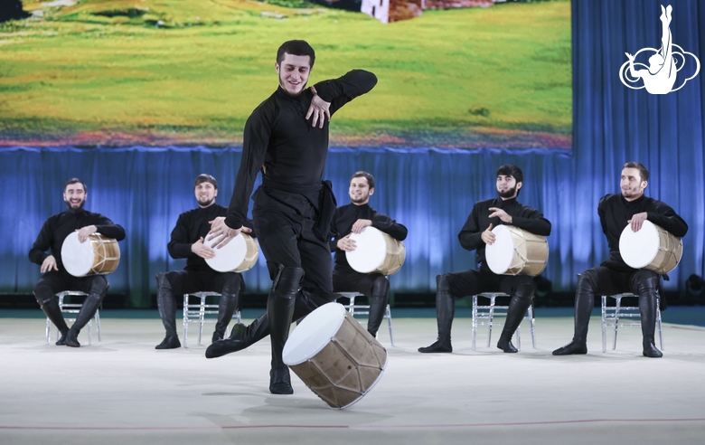 Lezginka performance by the Vainakh State Academic Dance Ensemble