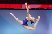 Yana Zaikina during the ball exercise
