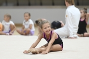 A young gymnast during Academy selection