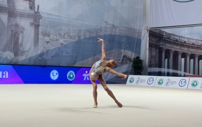 Фрагменты выступлений гимнасток Академии в первый день первенства России