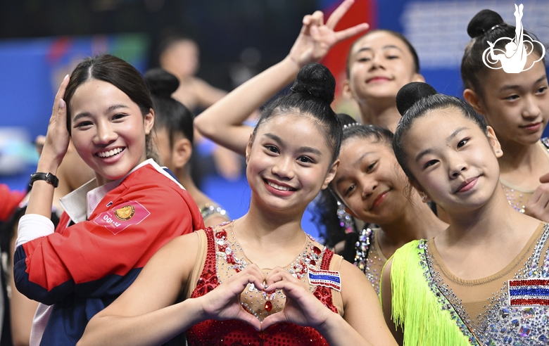 Gymnasts before the BRICS Games