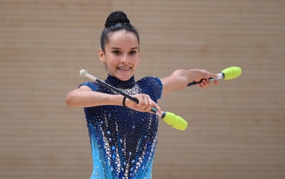 Гимнастка с Кубы Изабелла Рохас вышла в финал Панамериканского чемпионата в упражнении с булавами