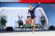 Varvara Toporova during the hoop exercise