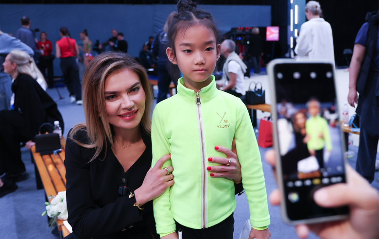 November 14, 2025. Olympic champion Alina Kabaeva during the Sky Grace Cup International Tournament and Beijing Top Open 2025