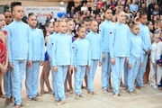 Academy students during opening ceremony