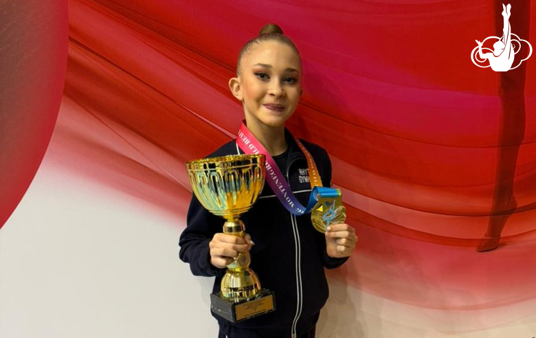 Karolina Pakhtusova is the all-around champion of the Montenegro Wild Beauty Cup international tournament