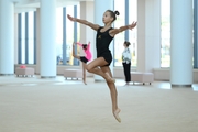 Alexandra Kiryushina during the recovery camp at the Academy