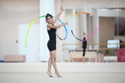 Gymnast Avani Nitesh Kadam during training
