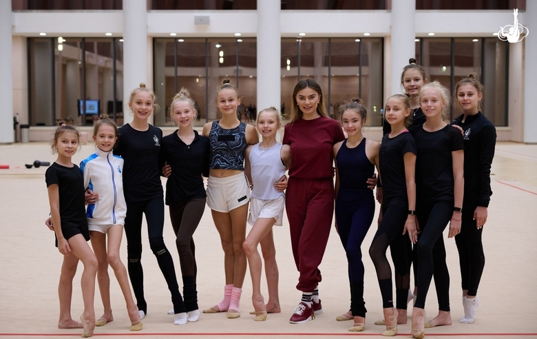 The Academy gymnasts and Olympic champion Alina Kabaeva