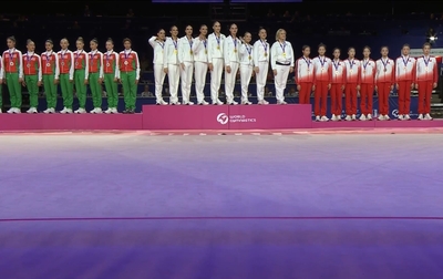 Первое за пять лет награждение наших гимнасток на чемпионате мира!