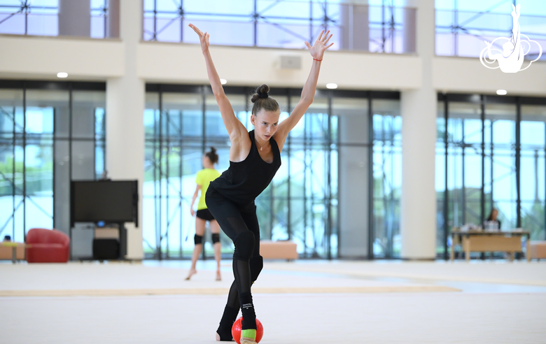 Anastasia Vlasenko during the recovery camp at the Academy