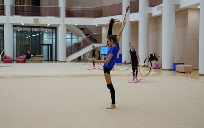 Во время упражнения гимнастка должна работать на 100%