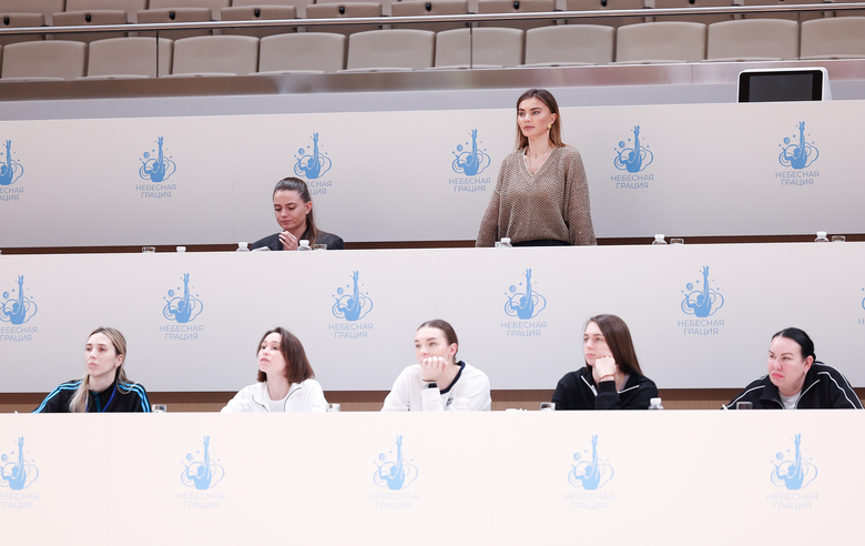 May 22, 2026. Olympic champion Alina Kabaeva during training at the Academy