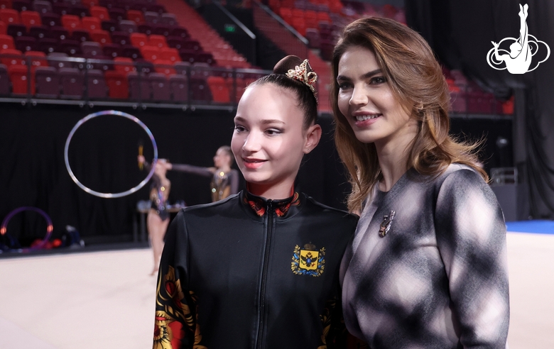 February 28, 2026. Olympic champion Alina Kabaeva at the Russian Championship in Moscow