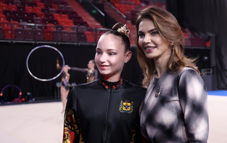 February 28, 2026. Olympic champion Alina Kabaeva at the Russian Championship in Moscow