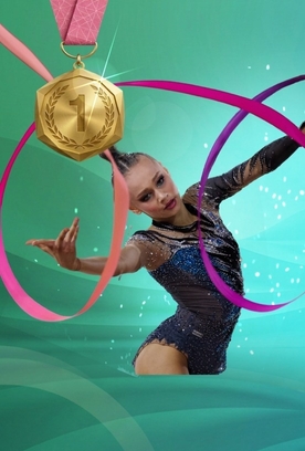 Яна Заикина — чемпионка Европы в упражнении с лентой