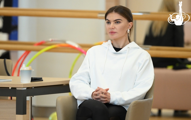 February 5, 2026. Olympic champion Alina Kabaeva during training at the Academy