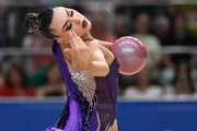 Lala Kramarenko during the ball exercise