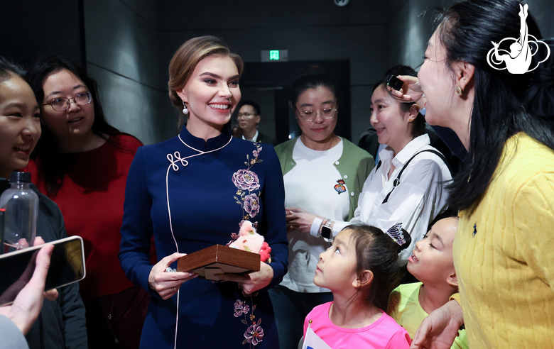 November 13, 2025. Olympic champion Alina Kabaeva during the Sky Grace Cup International Tournament and Beijing Top Open 2025