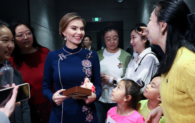 November 13, 2025. Olympic champion Alina Kabaeva during the Sky Grace Cup International Tournament and Beijing Top Open 2025