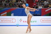 Vladislava Nikolaenko during the ball exercise