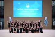 Participants of the training camp during their performance at the final concert