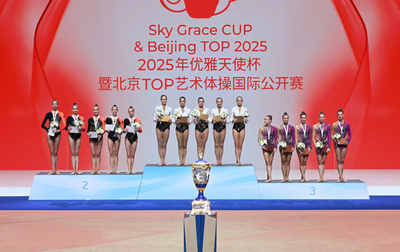 Results of group exercises among the seniors at the Sky Grace Cup International Tournament and Beijing Top Open 2025