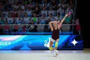 Yana Zaikina during a training session