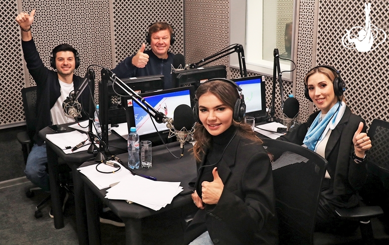 Alina Kabaeva takes part in voicing over television version of Sky Grace-2023 tournament