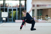 Varvara Toporova during a training session before the third stage of the Cup of the Strongest
