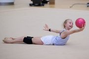Evelina Tandalova during a training session at the Academy