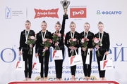 Групповички Нижнего Новгорода во время церемонии награждения