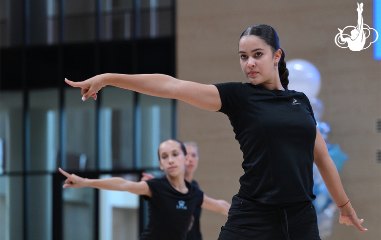 Participants of the training camp during their performance at the final concert