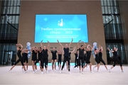Participants of the training camp during their performance at the final concert