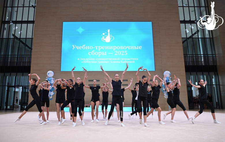 Participants of the training camp during their performance at the final concert