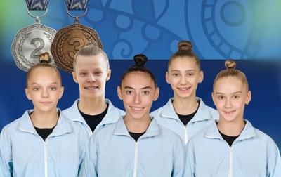 Our group exercise gymnasts won two medals in individual finals at the World Cup in Tashkent
