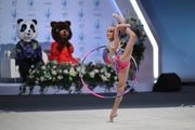 Veronika Malinina during the hoop exercise