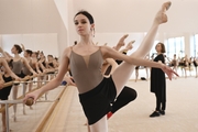 Yulia Kasenkova, senior teacher at the Vaganova Russian Ballet Academy conducts a master-class