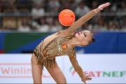 Kristina Voitenko during the ball exercise