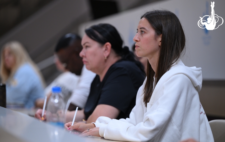 Тренерская коллегия на контрольной тренировке в Академии