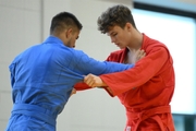 Participants of the training camp during training at the Martial Arts Academy