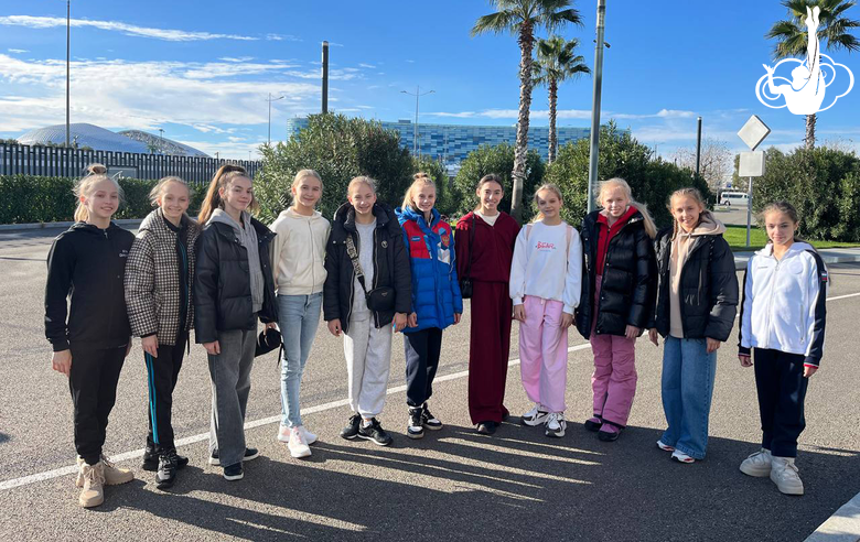 Academy gymnasts went on New Year holidays