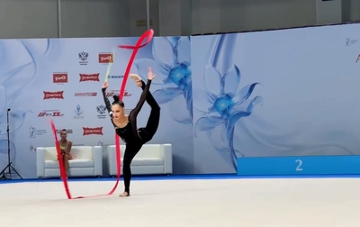 Фрагменты выступлений победительницы и призеров Кубка России в финальный день турнира