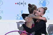 Agniia Kraeva and Karina Bogdanova after the performance
