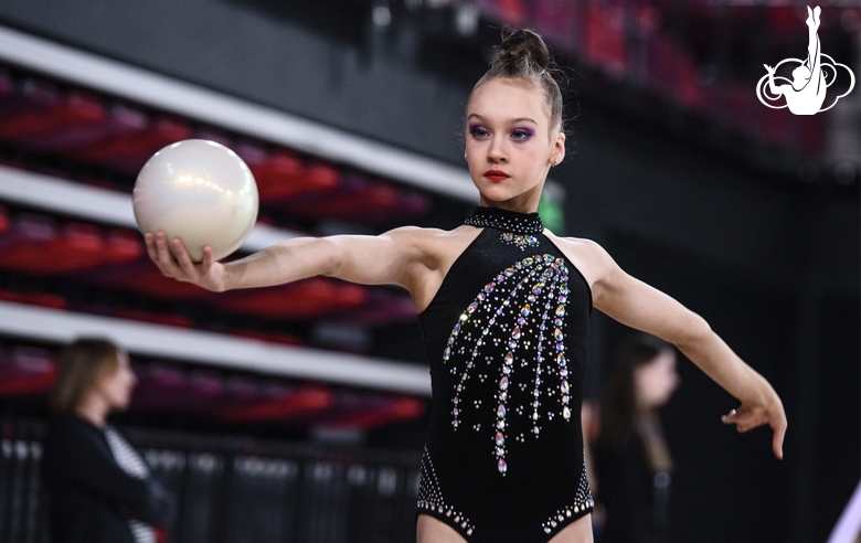 Miroslava Monina during the Russian championship