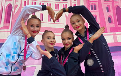 Гимнастки Академии заняли весь пьедестал турнира Gracia Fair Cup в многоборье по программе юниорок
