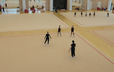What will Elizaveta Geraskina from Moscow's new clubs routine look like?