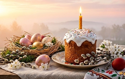 Олимпийская чемпионка Алина Кабаева поздравляет с праздником Пасхи