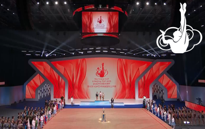 Речь олимпийской чемпионки на церемонии закрытия юбилейного международного турнира «Кубок "Небесная грация"» и Beijing Top Open — 2025