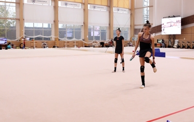 This is how a new training session with an Olympic champion began in Novogorsk